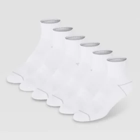 6-pack Cushion Quarter-sokken voor dames