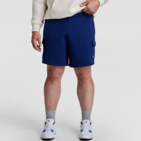 8" fleece cargoshort, C Logo