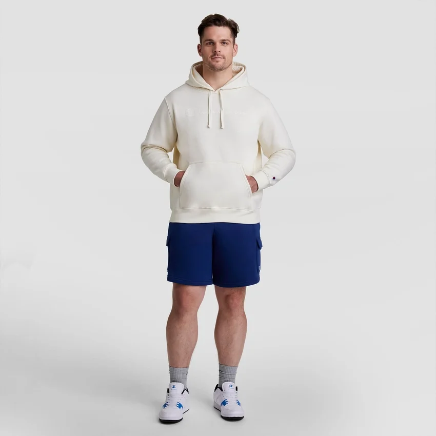8" fleece cargoshort, C Logo