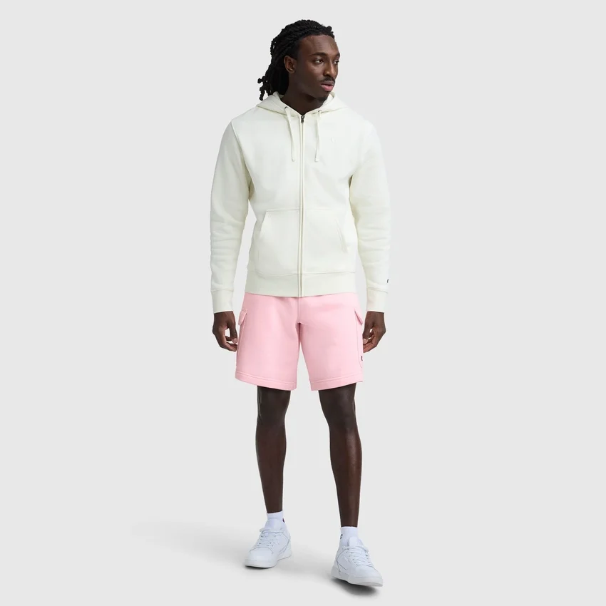 8" fleece cargoshort, C Logo