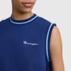 Country Club mouwloze top, geborduurd Script Logo
