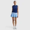 Country Club mouwloze top, geborduurd Script Logo