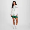 Country Club-vest, geborduurd bloemenlogo met „C“ Logo