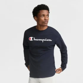 Klassiek T-shirt met lange mouwen en print, Script Logo