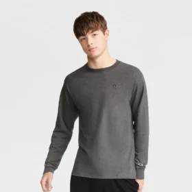 Klassiek T-shirt met lange mouwen, geborduurd C Logo