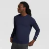 Klassiek T-shirt met lange mouwen, geborduurd C Logo