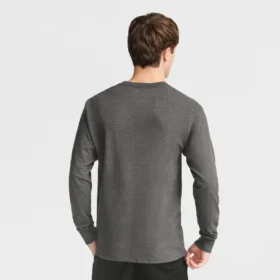 Klassiek T-shirt met lange mouwen, geborduurd C Logo