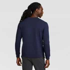 Klassiek T-shirt met lange mouwen, geborduurd C Logo