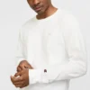 Klassiek T-shirt met lange mouwen, geborduurd C Logo