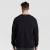 Klassiek T-shirt met lange mouwen, geborduurd C Logo – Big & Tall