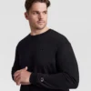 Klassiek T-shirt met lange mouwen, geborduurd C Logo – Big & Tall