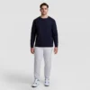 Klassiek T-shirt met lange mouwen, geborduurd C Logo – Big & Tall