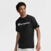 Klassiek T-shirt met print, Script Logo