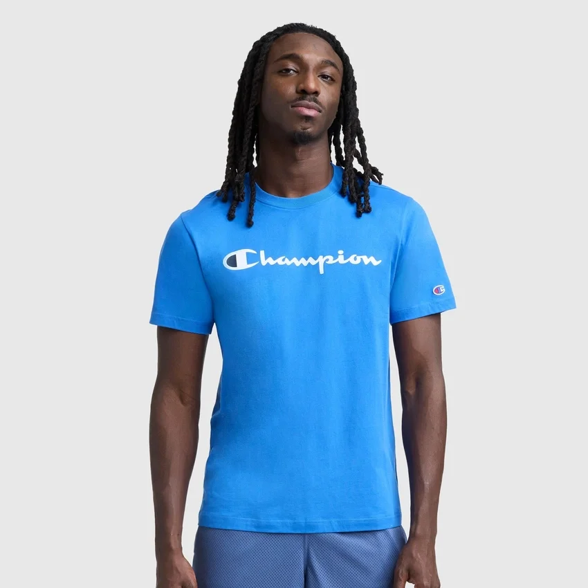 Klassiek T-shirt met print, Script Logo