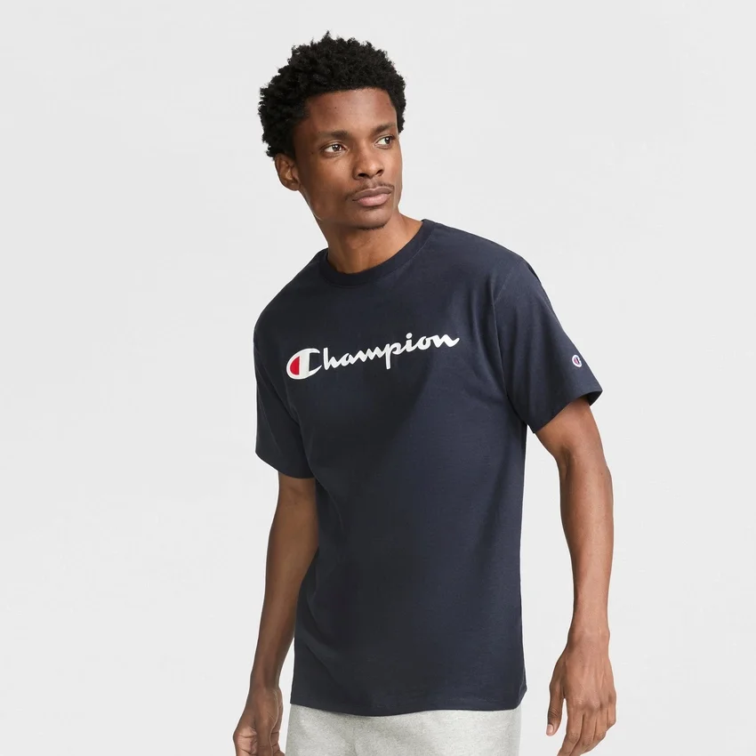 Klassiek T-shirt met print, Script Logo