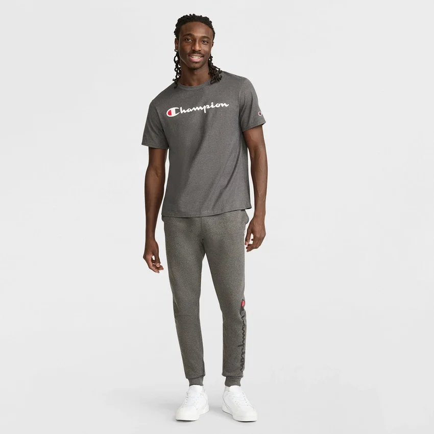 Klassiek T-shirt met print, Script Logo