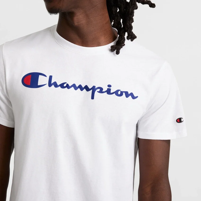 Klassiek T-shirt met print, Script Logo
