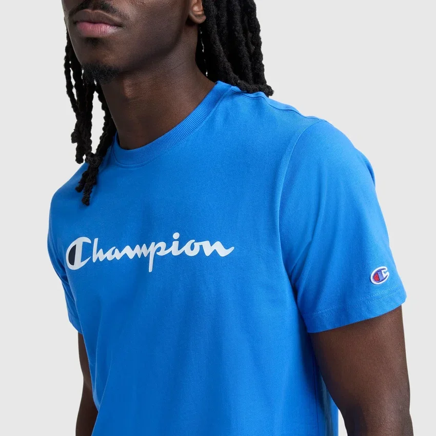 Klassiek T-shirt met print, Script Logo