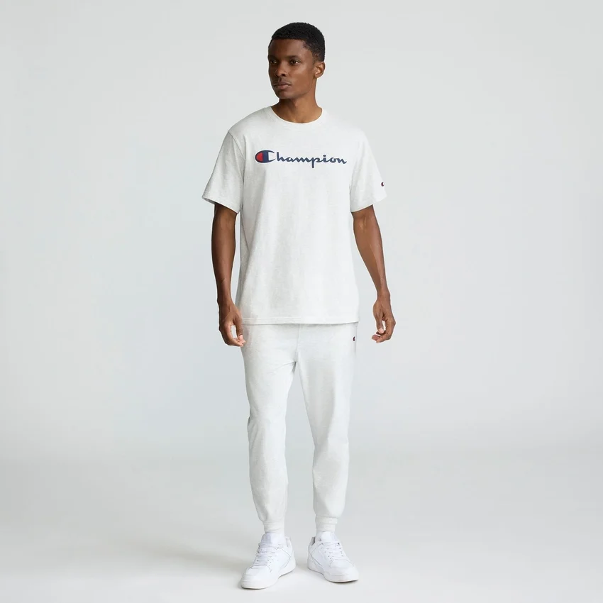 Klassiek T-shirt met print, Script Logo