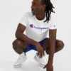 Klassiek T-shirt met print, Script Logo