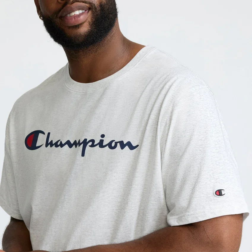 Klassiek T-shirt met print, Script Logo – Big & Tall