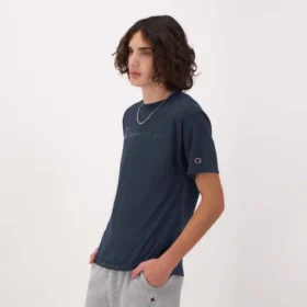 Klassiek T-shirt met print, ton-sur-ton Script Logo