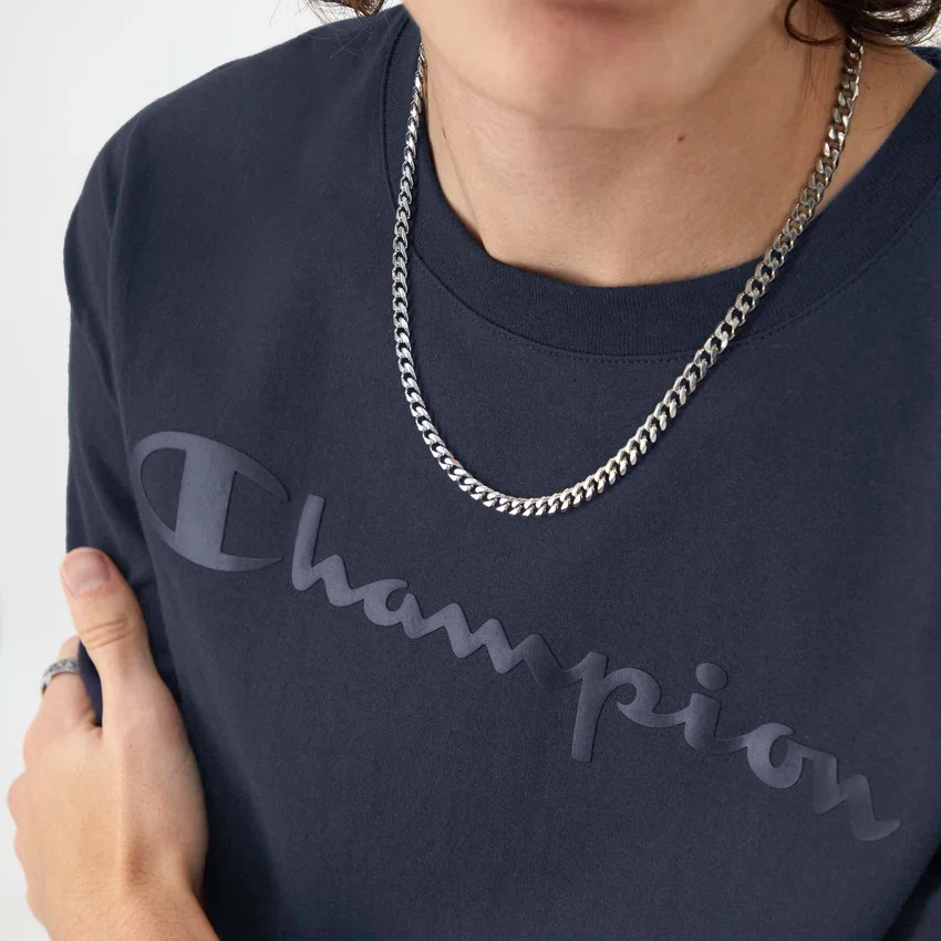 Klassiek T-shirt met print, ton-sur-ton Script Logo