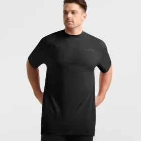Klassiek T-shirt met print, ton-sur-ton Script Logo – Big & Tall
