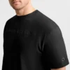 Klassiek T-shirt met print, ton-sur-ton Script Logo – Big & Tall