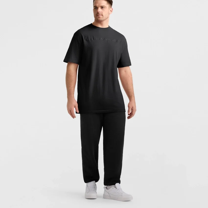 Klassiek T-shirt met print, ton-sur-ton Script Logo – Big & Tall