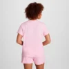 Klassiek T-shirt, ton-sur-ton opschrift op de linkerborst
