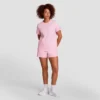 Klassiek T-shirt, ton-sur-ton opschrift op de linkerborst
