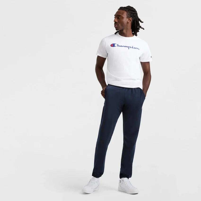 Lichtgewicht loungebroek, getailleerde zoom, C Logo