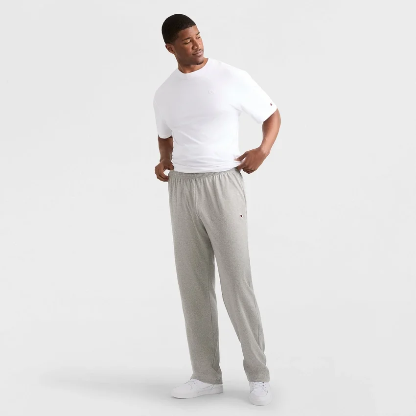 Lichtgewicht loungebroek, open zoom, C Logo - Big & Tall