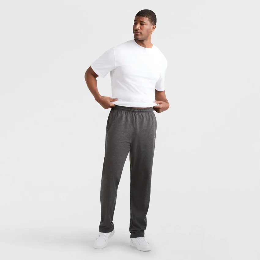 Lichtgewicht loungebroek, open zoom, C Logo - Big & Tall