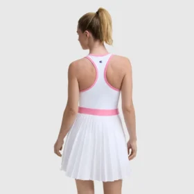 Match Point-tennisjurk, geborduurd Script Logo