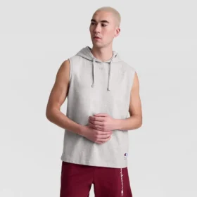 Mouwloze Hoodie, geborduurd C Logo