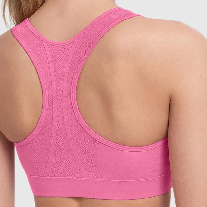 Naadloze sportbeha met racerback