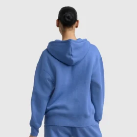 Powerblend fleece-hoodie met ritssluiting, C Logo