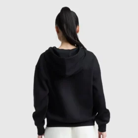 Powerblend fleece-hoodie met ritssluiting, C Logo