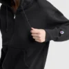 Powerblend fleece-hoodie met ritssluiting, C Logo