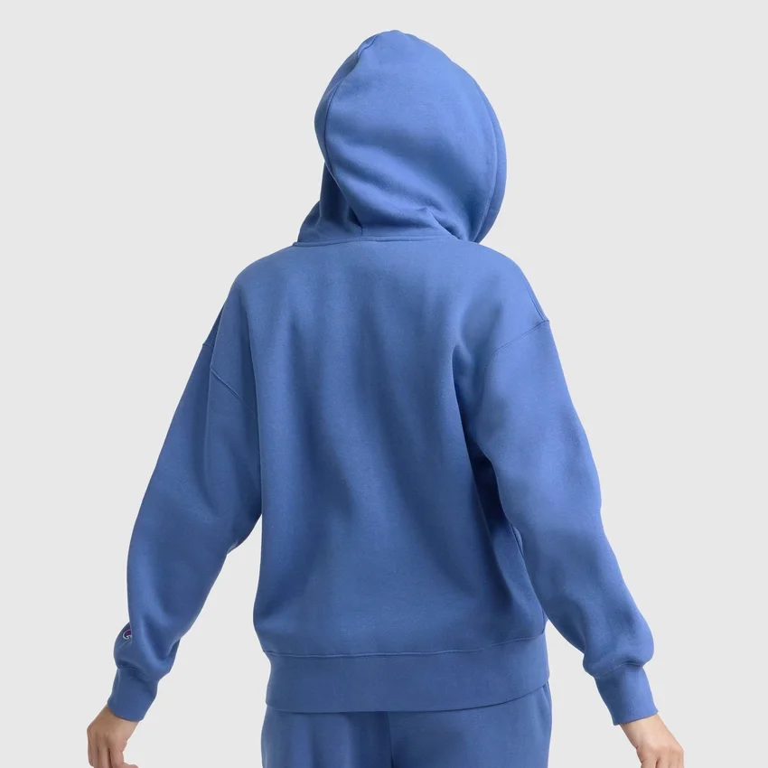 Powerblend fleece-hoodie met ritssluiting, C Logo