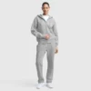 Powerblend fleece-hoodie met ritssluiting, C Logo