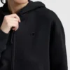 Powerblend fleece-hoodie met ritssluiting, C Logo