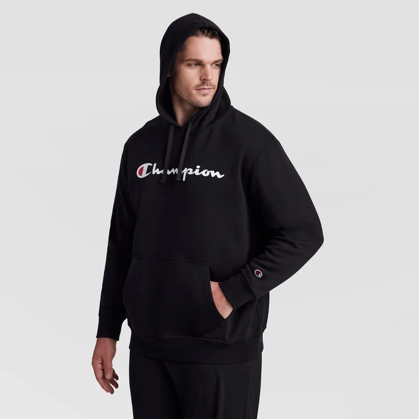 Powerblend-hoodie, Full Script Logo – Big & Tall
