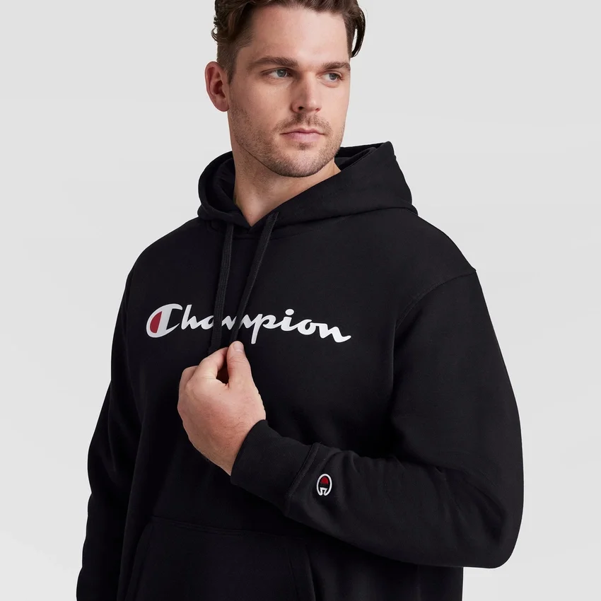 Powerblend-hoodie, Full Script Logo – Big & Tall