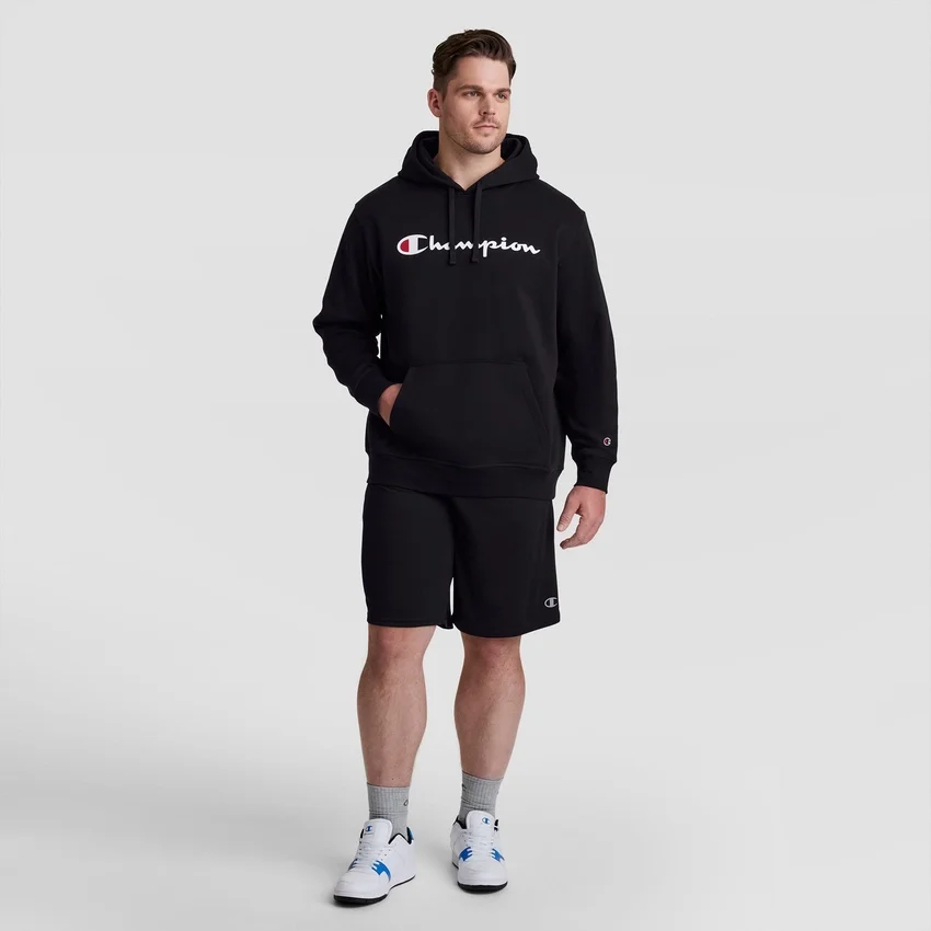 Powerblend-hoodie, Full Script Logo – Big & Tall