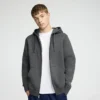 Powerblend-hoodie met volledige ritssluiting, C Logo