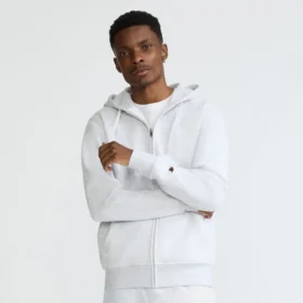 Powerblend-hoodie met volledige ritssluiting, C Logo