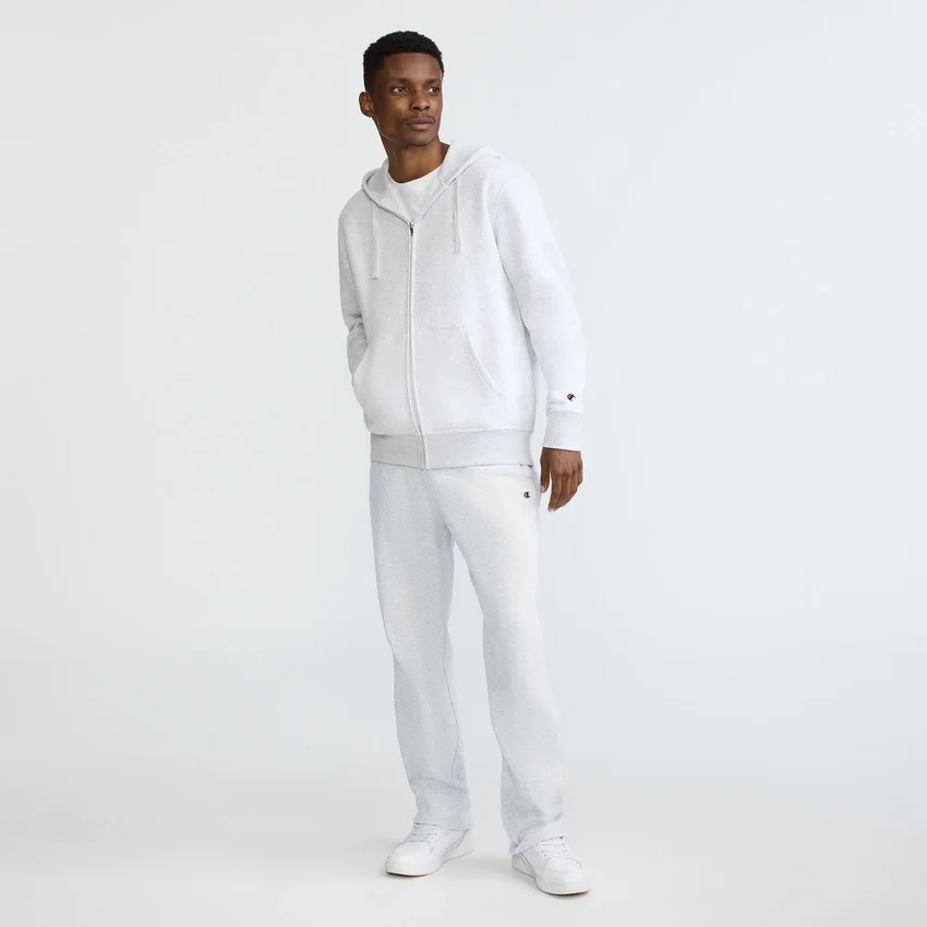 Powerblend-hoodie met volledige ritssluiting, C Logo